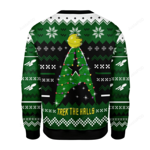 Merry Christmas Gearhomies Trek The Halls Ugly Christmas Sweater