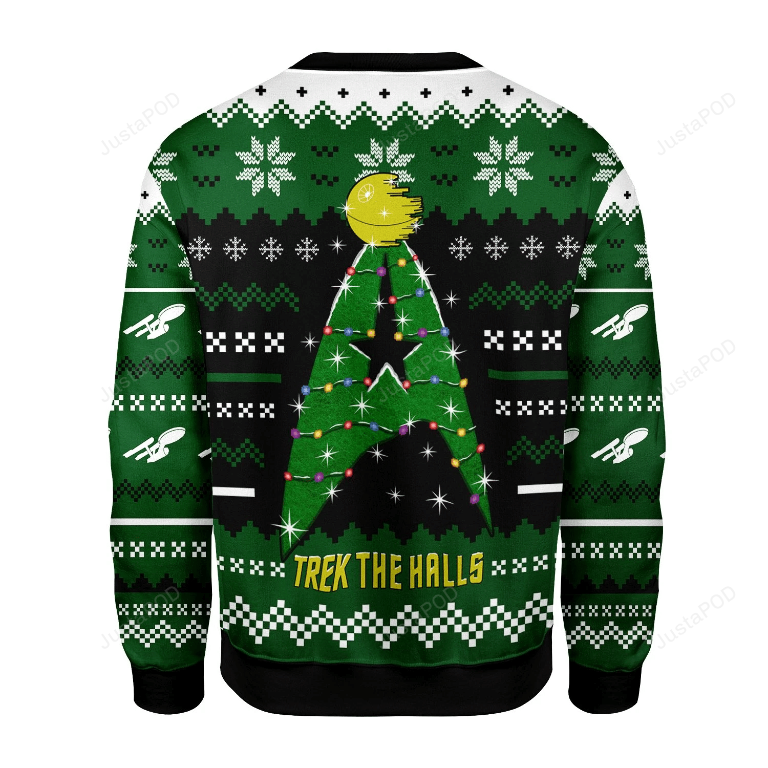 Merry Christmas Gearhomies Trek The Halls Ugly Christmas Sweater Merry Christmas Gearhomies Trek The Halls Ugly Christmas Sweater