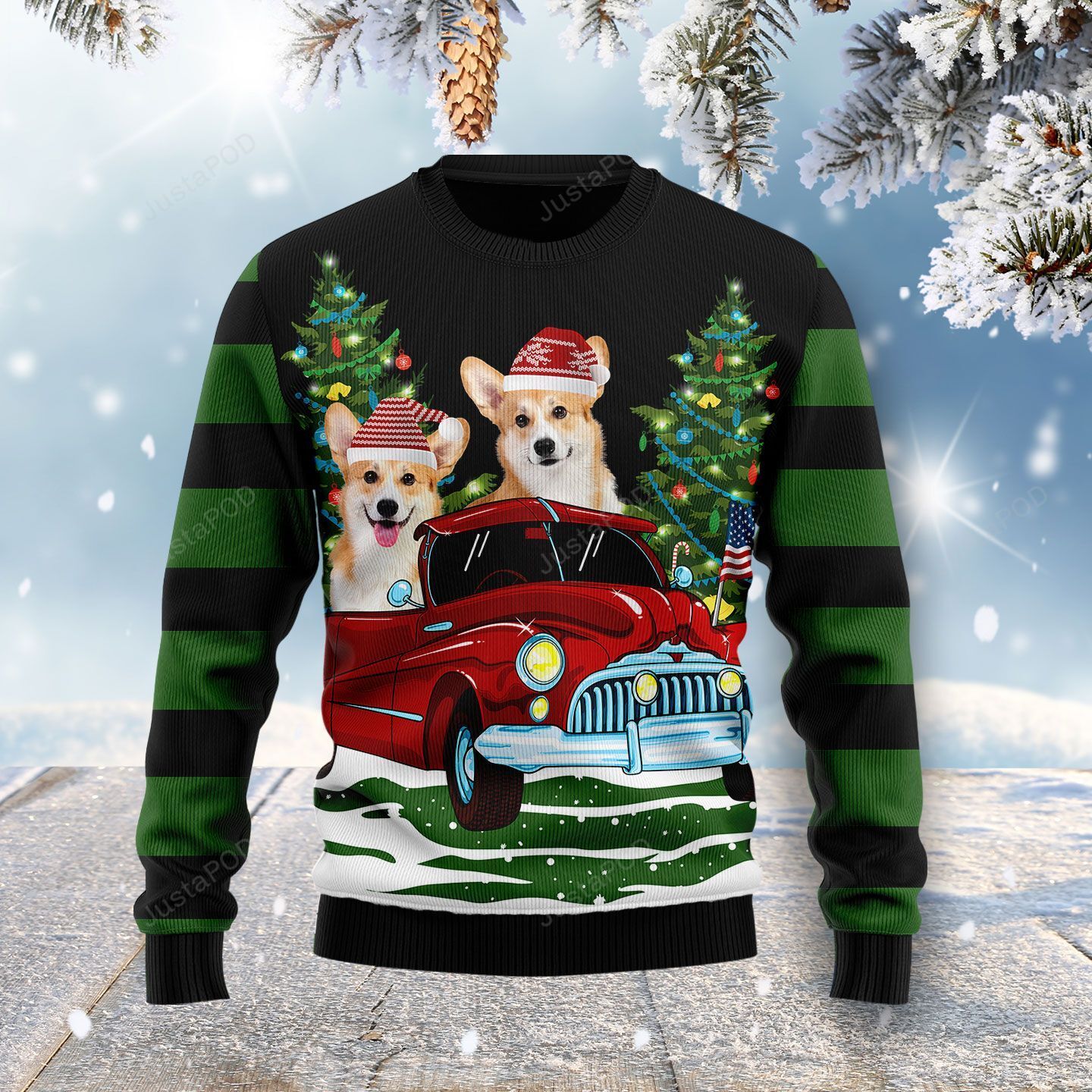 Merry Christmas Pembroke Welsh Corgi Ugly Christmas Sweater Merry Christmas Pembroke Welsh Corgi Ugly Christmas Sweater