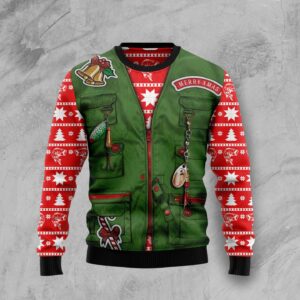 Merry Fishmas HT92507 Ugly Christmas Sweater unisex womens & mens