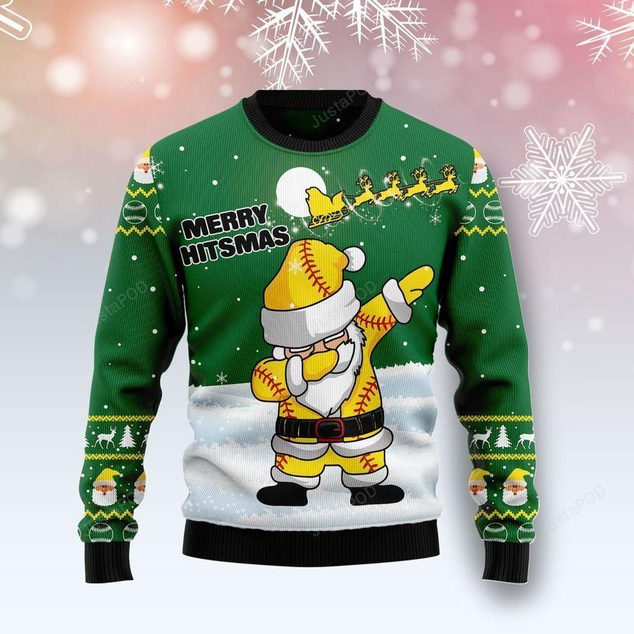 Merry Hitsmas Santa Ugly Christmas Sweater Merry Hitsmas Santa Ugly Christmas Sweater