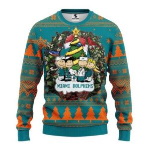 Miami Dolphins Christmas For Fans Ugly Christmas Sweater
