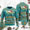 Miami Dolphins Cute Baby Yoda Grogu Ugly Christmas Sweater