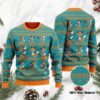 Miami Dolphins Mickey Mouse Holiday Party Ugly Christmas Sweater