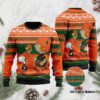 Miami Hurricanes Charlie Brown Snoopy Wear Football Jersey Ugly Christmas Sweater