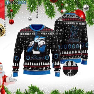 Miami Marlins Ugly Christmas Sweater