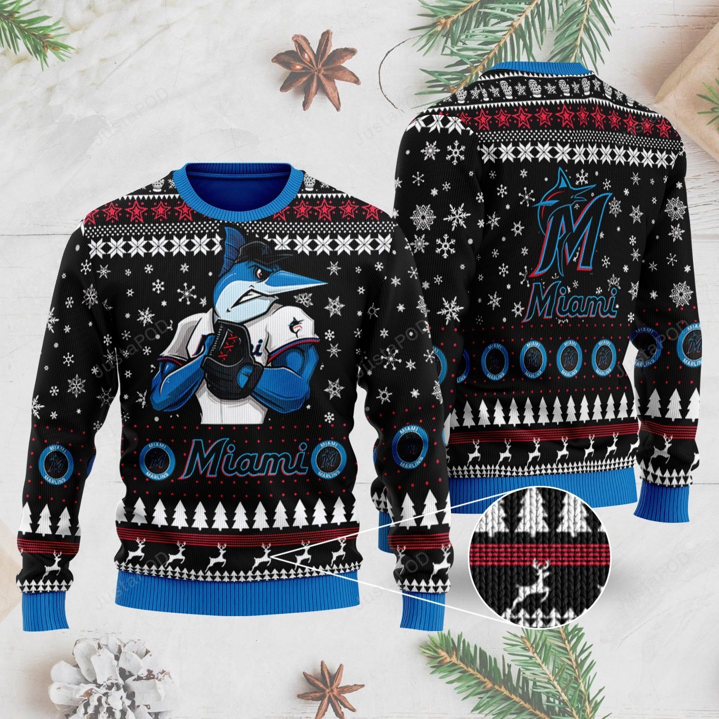 Miami Marlins Ugly Sweater Miami Marlins Ugly Sweater
