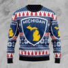 Michigan State For Unisex Ugly Christmas Sweater