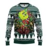 Michigan State Spartans Grinch Hug For Unisex Ugly Christmas Sweater