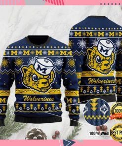 Michigan Wolverines football Ugly Christmas Sweater