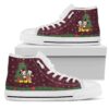 Mickey And Minnie Christmas High Top Shoes