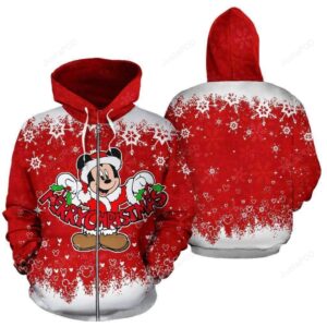 MICKEY – CHRISTMAS 3D All Over Printed Hoodie
