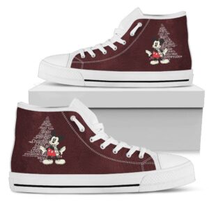Mickey Christmas High Top Shoes
