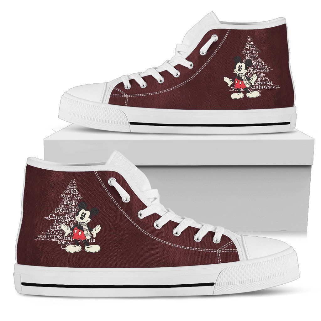 Mickey Christmas High Top Shoes Mickey Christmas High Top Shoes