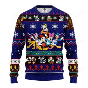 Mickey Mouse And Friends Ugly Christmas Sweater