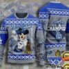 Mickey Mouse Los Angeles Dodgers Ugly Christmas Sweater