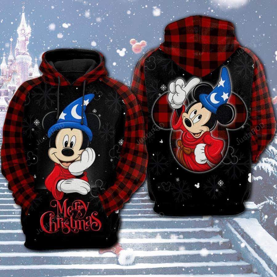Mickey Mouse Merry Christmas 3D All Over Print Hoodie Mickey Mouse Merry Christmas 3D All Over Print Hoodie