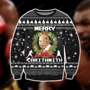 Mike Tyson Knitting Ugly Christmas Sweater