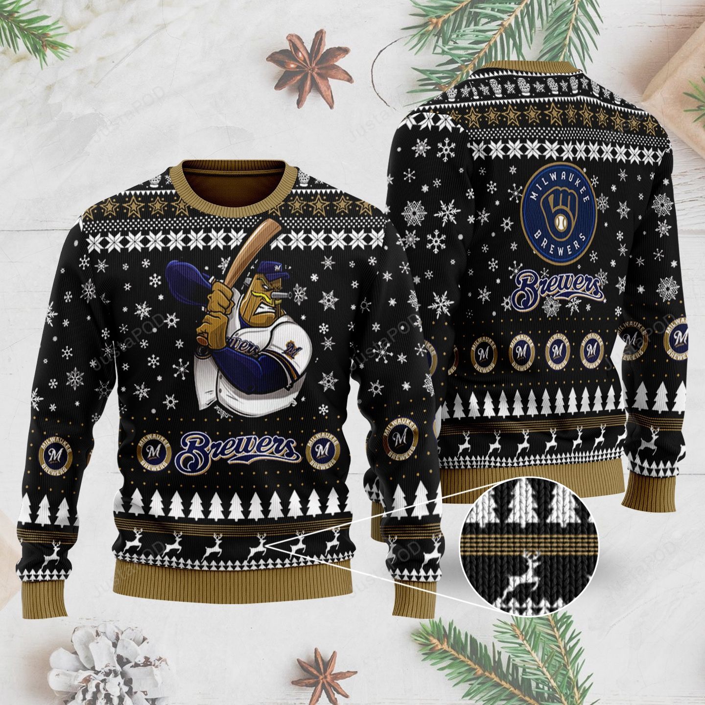 Milwaukee Brewers Ugly Sweater Milwaukee Brewers Ugly Sweater