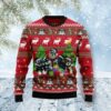 Miniature Schnauzer Family Snow D1011 Ugly Christmas Sweater