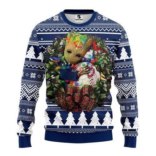 Minnesota Twins Groot Hug For Unisex Ugly Christmas Sweater Minnesota Twins Groot Hug For Unisex Ugly Christmas Sweater