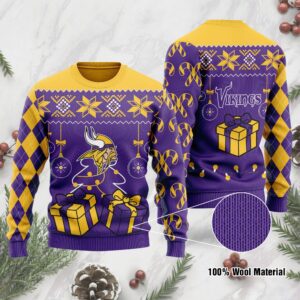 Minnesota Vikings Funny Ugly Christmas Sweater
