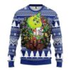 Mlb Atlanta Braves Grinch Hug Ugly Christmas Sweater
