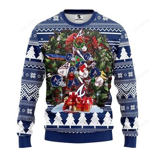 Mlb Atlanta Braves Ugly Christmas Sweater Mlb Atlanta Braves Ugly Christmas Sweater