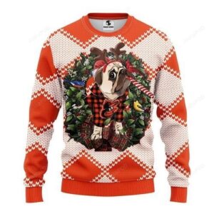 Mlb Baltimore Orioles Pug Dog Ugly Christmas Sweater