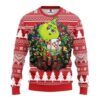 Mlb Boston Red Sox Grinch Hug Ugly Christmas Sweater