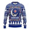Mlb Chicago Cubs Grateful Dead Ugly Christmas Sweater