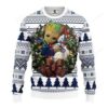 Mlb Detroit Tigers Groot Hug Ugly Christmas Sweater