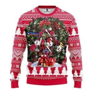 Mlb Los Angeles Angels Tree Christmas Ugly Christmas Sweater