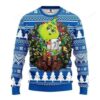Mlb Los Angeles Dodgers Grinch Hug Ugly Christmas Sweater