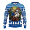 Mlb Los Angeles Dodgers Groot Hug Ugly Christmas Sweater