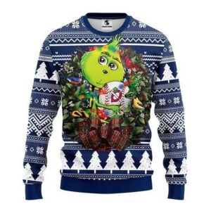 Mlb Minnesota Twins Grinch Hug Ugly Christmas Sweater