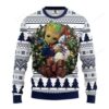 Mlb New York Yankees Groot Hug Ugly Christmas Sweater