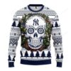 Mlb New York Yankees Skull Ugly Christmas Sweater