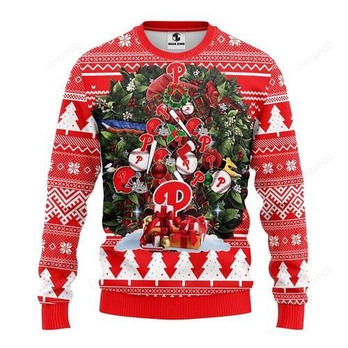 Mlb Philadelphia Phillies Ugly Christmas Sweater Mlb Philadelphia Phillies Ugly Christmas Sweater