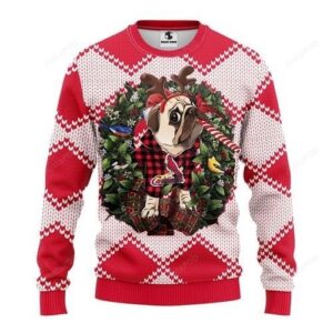 Mlb St. Louis Cardinals Pug Dog Ugly Christmas Sweater