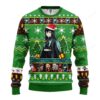 Muichiro Tokito Christmas Demon Slayer Anime Ugly Christmas Sweater Green