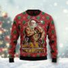 Muscle Santa Saxy Holidays Ugly Christmas Sweater