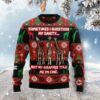 My Sanity Question Giraffe Christmas Ugly Sweater