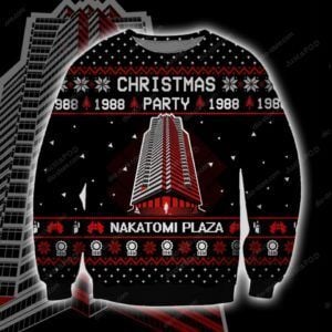Nakatomi Plaza Knitting Ugly Christmas Sweater