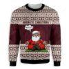 Namaste Christmas Santa Clause Ugly Christmas Sweater