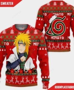 Namikaze Minato Naruto Ugly Christmas Sweater