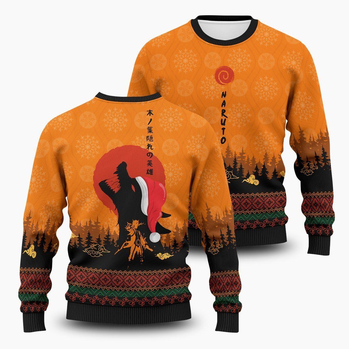 Naruto Kyubi Ugly Christmas Sweater Naruto Kyubi Ugly Christmas Sweater