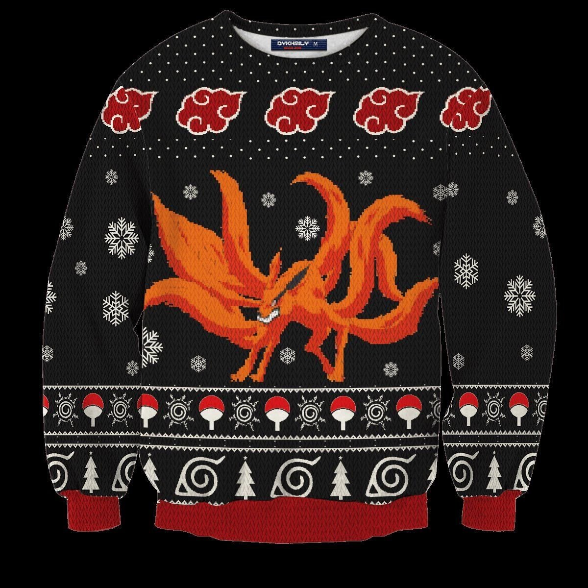 Naruto Nine Tailed Ugly Christmas Sweater Naruto Nine Tailed Ugly Christmas Sweater