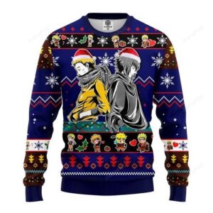 Naruto Sasuke Ugly Christmas Sweater