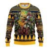 Nashville Predators Groot Hug Christmas For Fans Ugly Christmas Sweater
